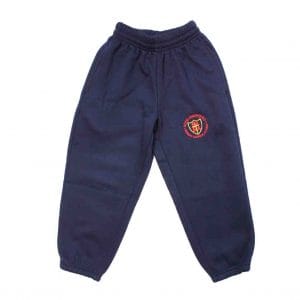Navy Jogging Bottoms w/Logo