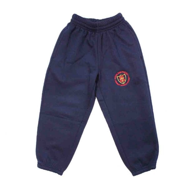 Navy Jogging Bottoms w/Logo