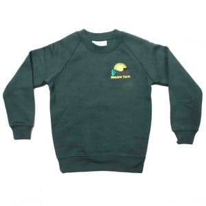 Meadow Farm Bottle Green Sweatshirt w/Logo