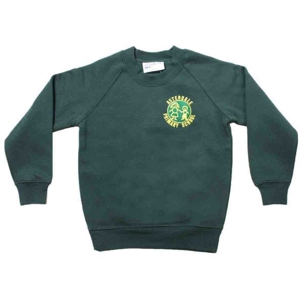 Asterdale Bottle Green Sweatshirt w/Logo