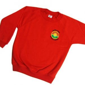 Griffe Field Red Sweatshirt w/Logo