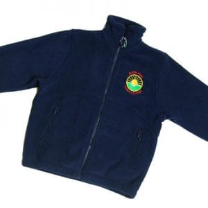 Griffe Field Navy Fleece Jacket w/Logo