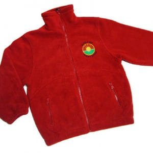 Griffe Field Red Fleece Jacket w/Logo