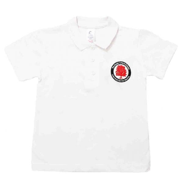 Portway White Polo Shirt w/Logo