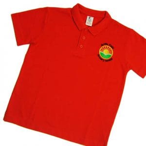 Griffe Field Red Polo Shirt w/Logo
