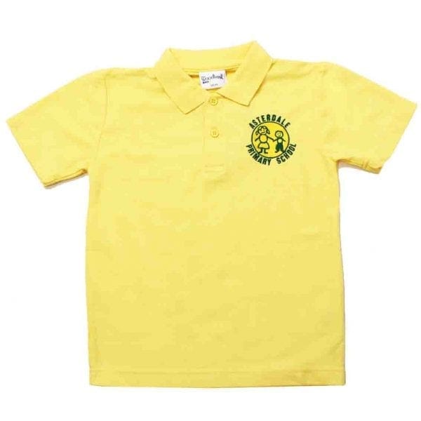 Asterdale Yellow Polo Shirt w/Logo