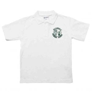 Asterdale White Polo Shirt w/Logo