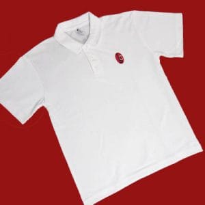 Littleover White Polo Shirt w/Logo