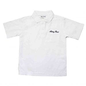 Abbey Road Primary White Polo Shirt w/Logo