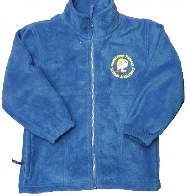 Intake Farm Royal Blue Fleece Jacket w/Logo