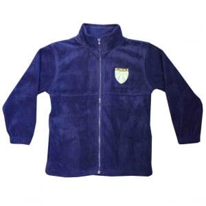 Glendale Navy Fleece Jacket w/Logo