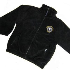 M. Drayton Black Fleece Jacket w/Logo
