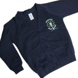 Borrow Wood Sweat Cardigan w/Logo