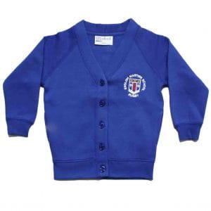 E. Martyrs Primary Girls Cardigan w/Logo