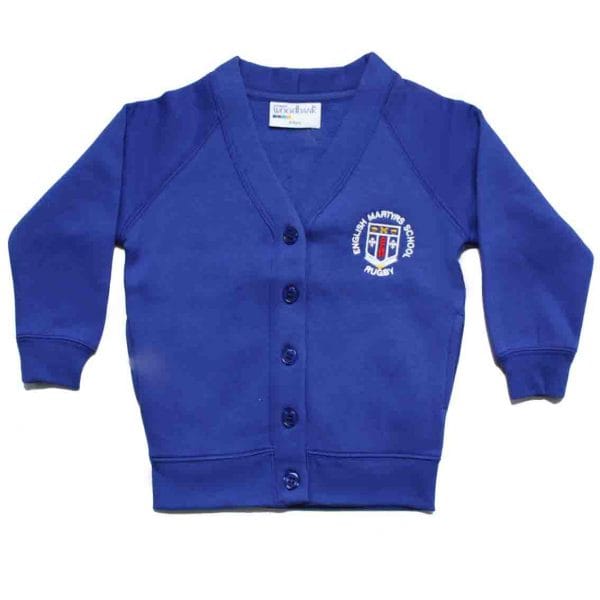 E. Martyrs Primary Girls Cardigan w/Logo