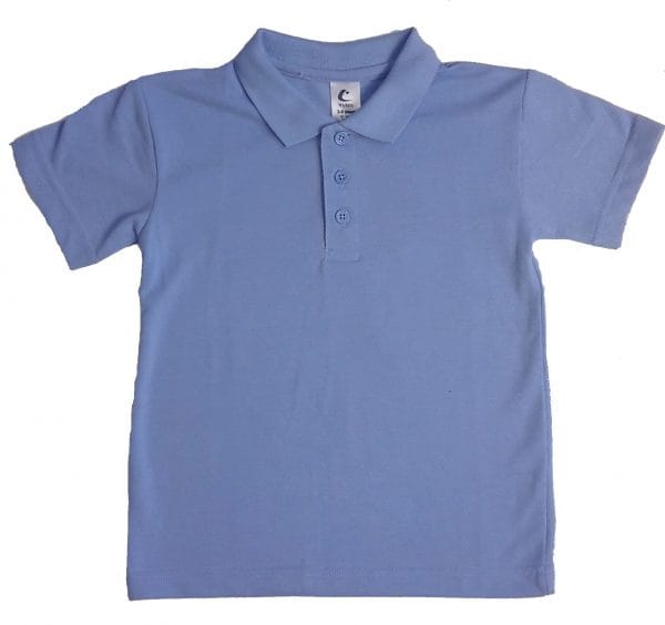 Plain Sky Blue Polo Shirt