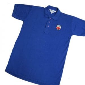 Trent College Kemp House Royal Polo w/Logo