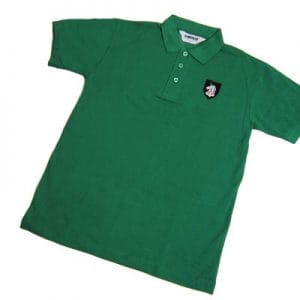 Trent College Wright House Emerald Polo w/Logo