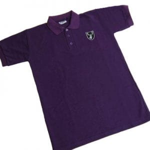 Trent College Cavendish House Purple Polo w/Logo