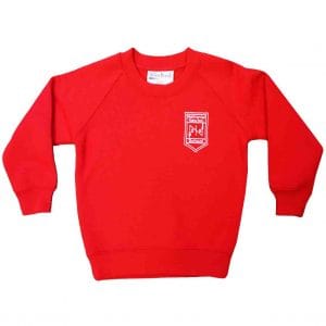 Nathaniel Newton Red Sweatshirt w/Logo