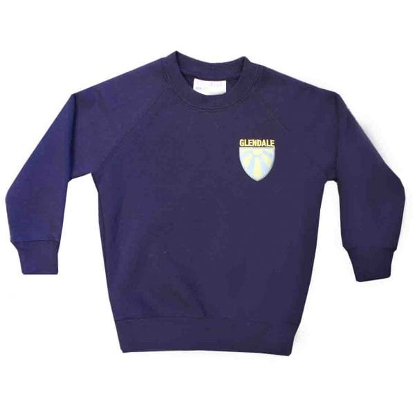 Glendale Navy Sweatshirt w/Logo