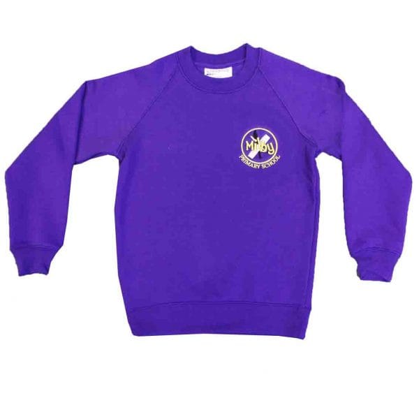 Milby Primary Purple Sweatshirt w/Logo