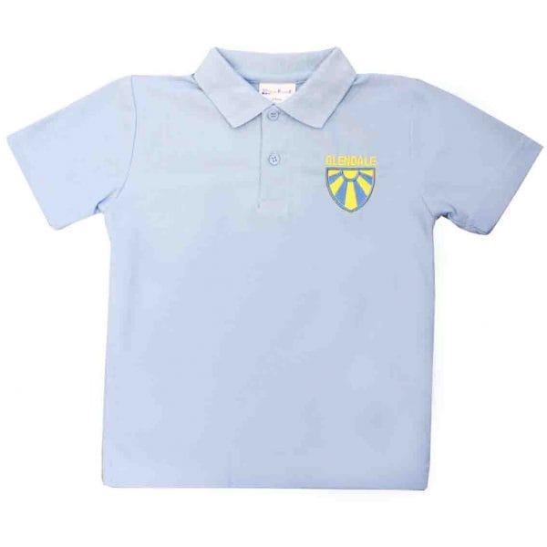 Glendale Sky Polo Shirt w/Logo
