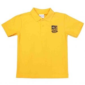 Chetwynd Yellow Polo Shirt w/Logo