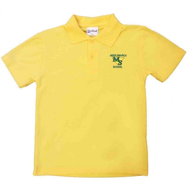 Middlemarch Yellow Polo Shirt w/Logo