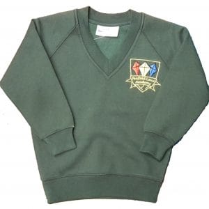 Peafield Lane Bottle V-Neck Sweatshirt w/Logo