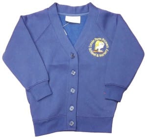 Intake Farm Girls Dark Royal Blue Cardigan w/Logo