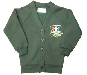 Peafield Lane Girls Bottle Cardigan w/Logo