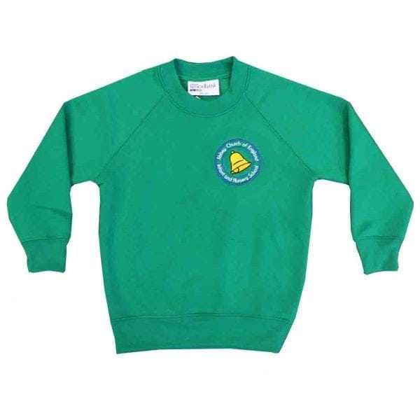 Abbey CofE Infant Emerald Round Neck Sweatshirt w/Logo