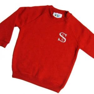 St Crispins Red Sweatshirt With Logo