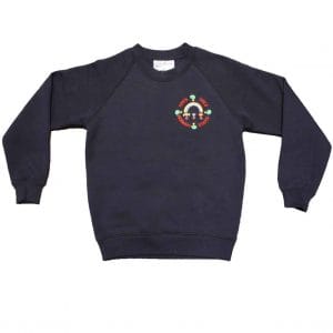 Town Field Primary Navy Sweatshirt w/Logo