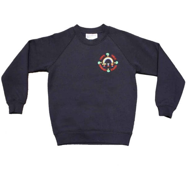 Town Field Primary Navy Sweatshirt w/Logo