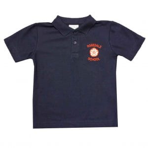 Rosedale Navy Polo Shirt w/Logo
