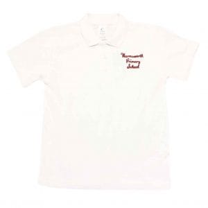 Warmsworth Primary White Polo Shirt w/Logo
