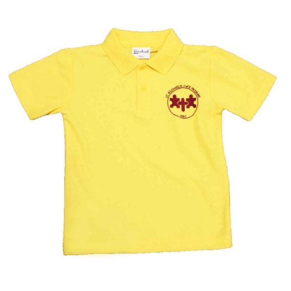 Rossington Yellow Polo Shirt w/Logo