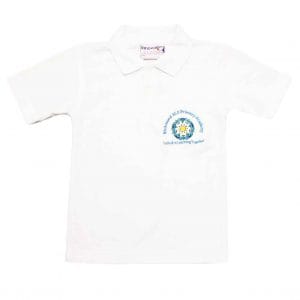 Richmond Hill White Polo Shirt w/Logo