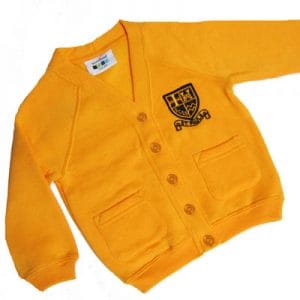 Girls Amber Cardigan With Badge