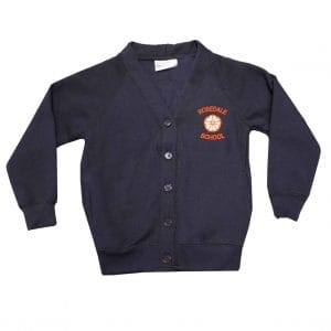 Rosedale Ink Blue Cardigan w/Logo