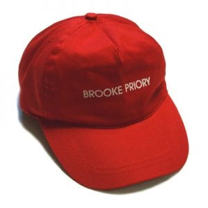 Brooke Priory Red Baseball Cap (Summer)