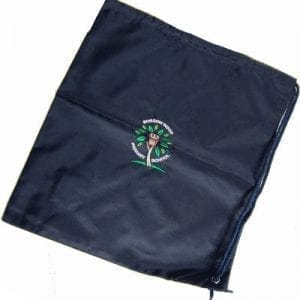 Borrow Wood Navy P.E Bag w/Logo