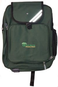 Willow Brook Bottle Green Backpack w/Logo
