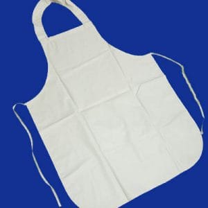 White Cookery Apron