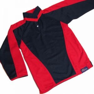 Landau Forte College Blk/Scarlet Reversible Rugby Jersey w/Logo
