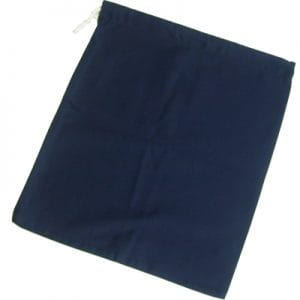 Navy Shoe Bag