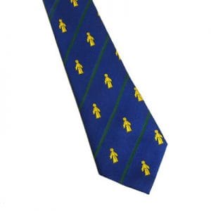 Saint Benedict Ryl/Grn Stripe Clip-On Tie