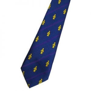 Saint Benedict Romero House Ryl/Purple Stripe Clip-On Tie